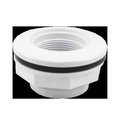 Custom Molded Products 1.5 in. Inlet & Outlet Wall Return Fitting; Gray 25550-001-000